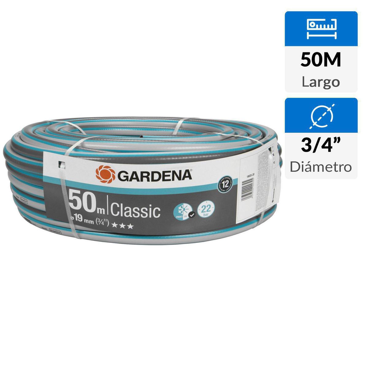 GARDENA - Manguera Clasica 3/4" 50 Metros (X1)