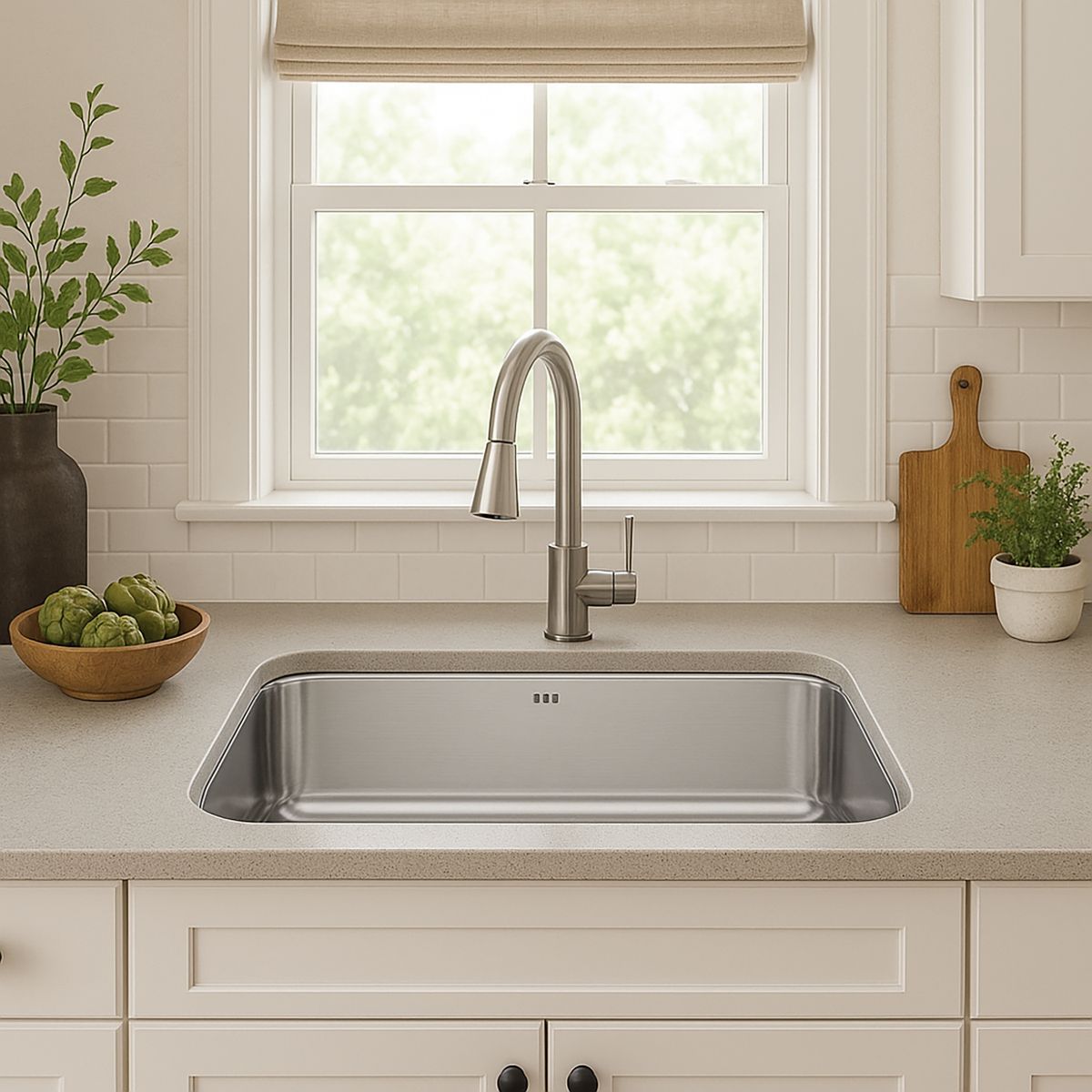 TRAMONTINA - Lavacopas 1 Cubeta(s) 34x18x56 cm Acero inoxidable