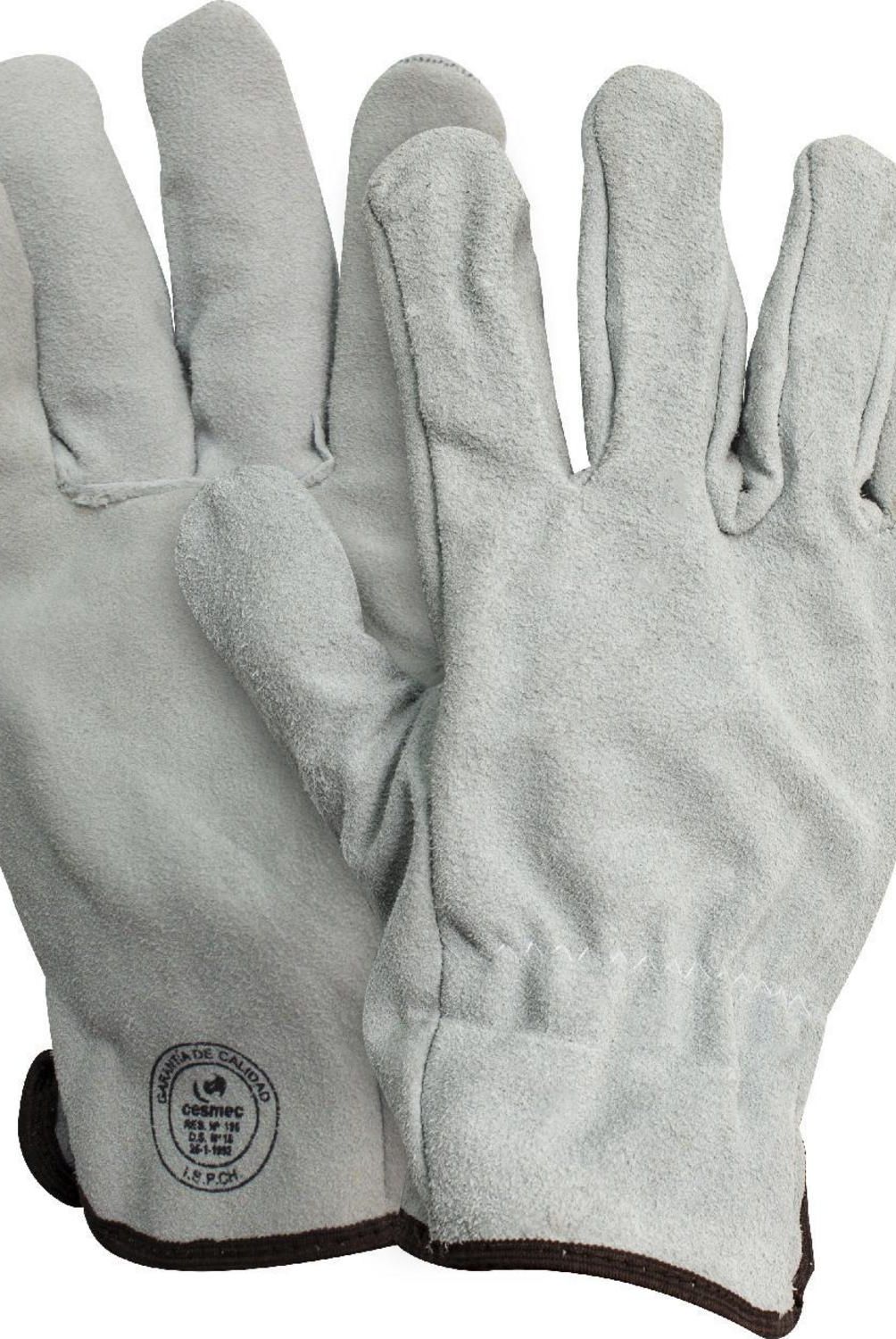 REDLINE - Guantes Descarne Pack 10 Pares de Cuero Talla única Blanco