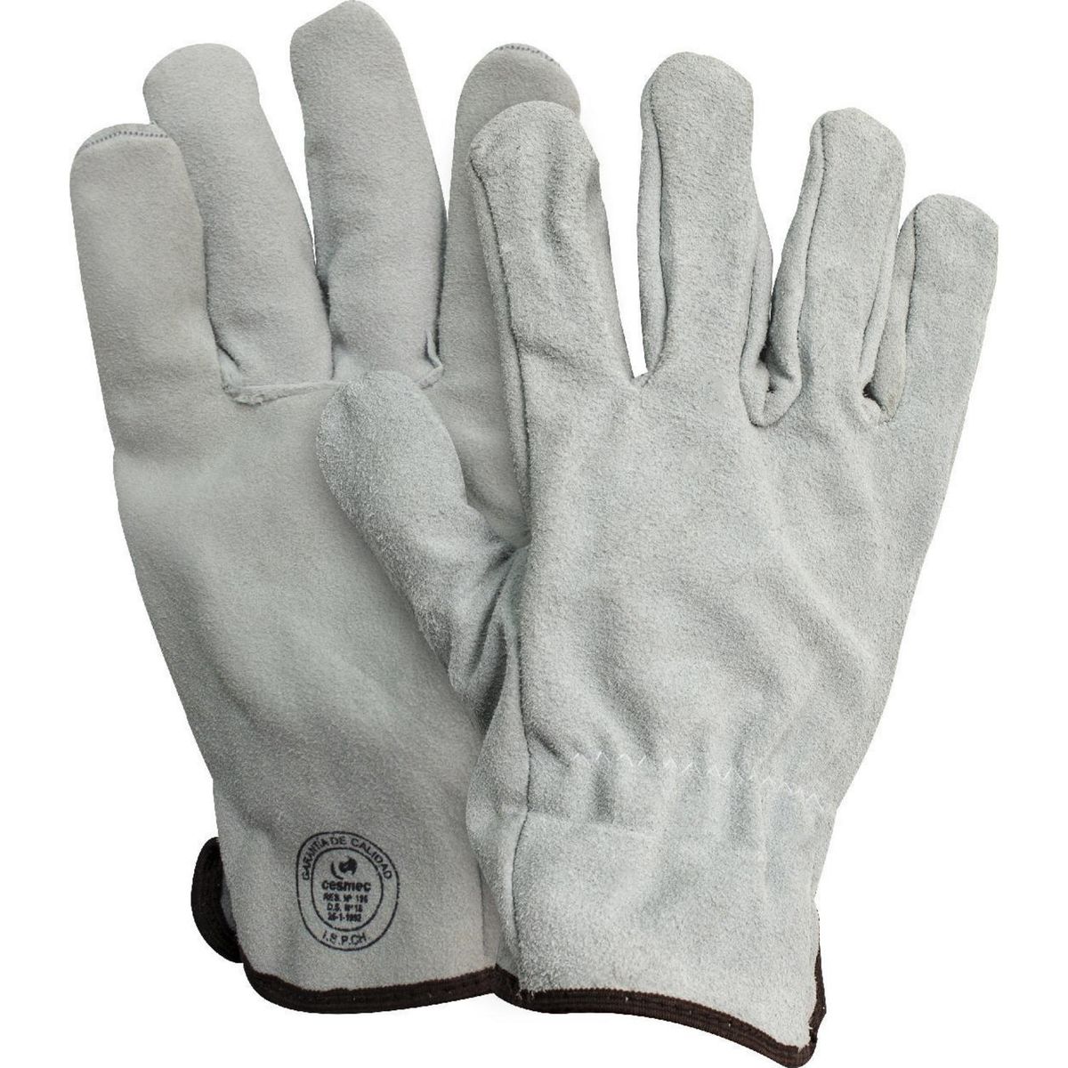 REDLINE - Guantes Descarne Pack 10 Pares de Cuero Talla única Blanco