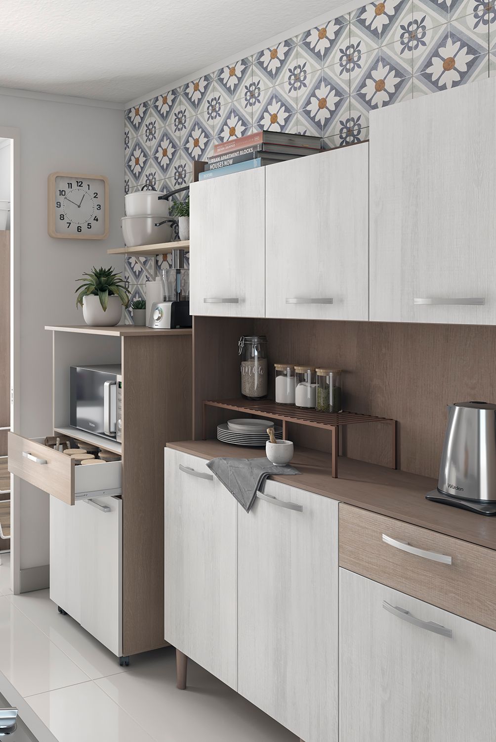 PARANA - Mueble Despensa Génova 2 puertas 61x160.6x31.8