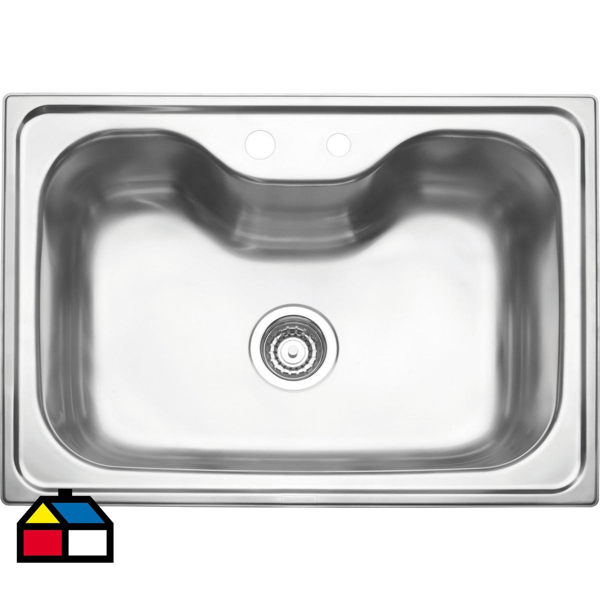 TRAMONTINA - Lavaplatos de Empotrar 1 Cubeta(s) 48.5x21x68.5 cm Acero inoxidable