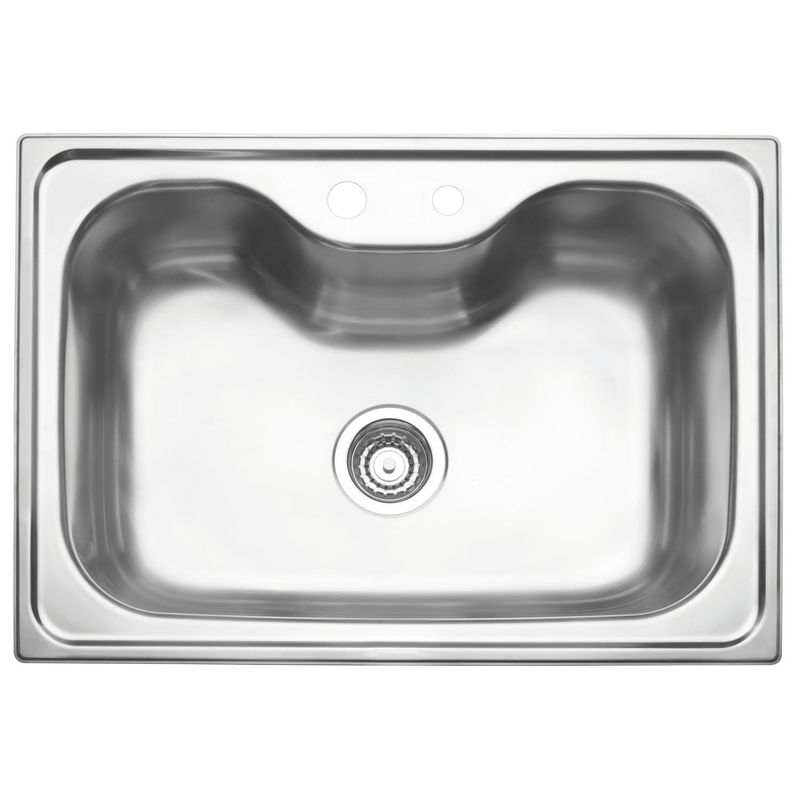 TRAMONTINA - Lavaplatos de Empotrar 1 Cubeta(s) 48.5x21x68.5 cm Acero inoxidable