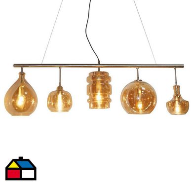 Lmpara colgante 5 luces E27