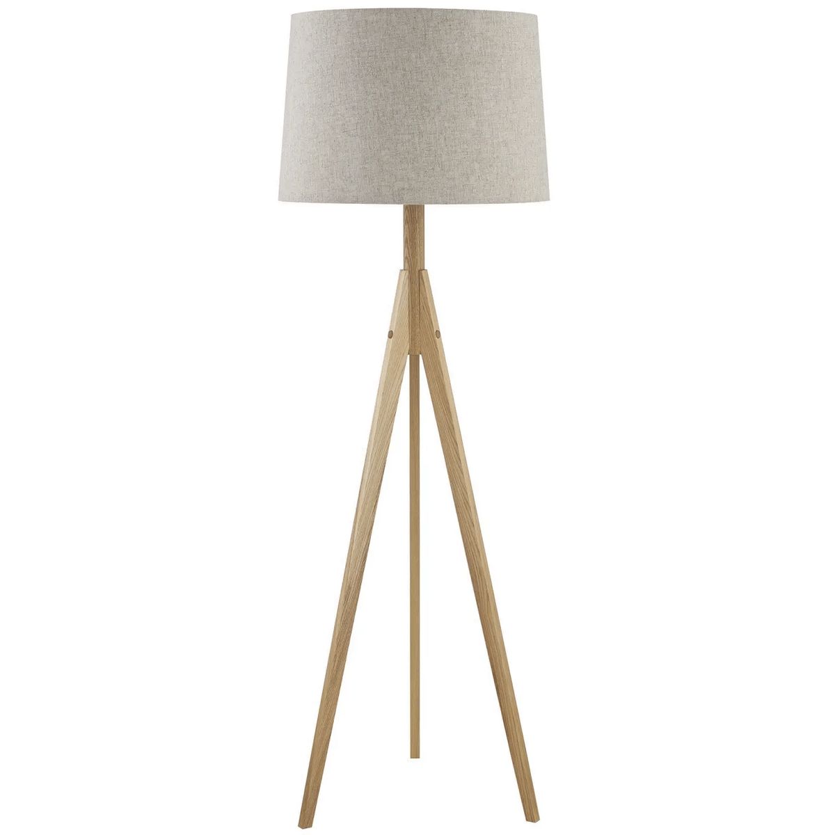 JUST HOME COLLECTION - Lámpara de Pie Ribe Café 38x150 cm