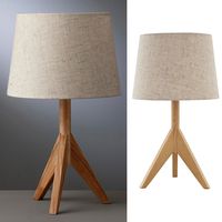 Lámpara Mesa Ribe Café 45x50 cm