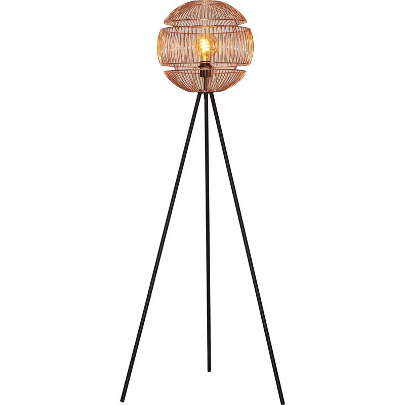 JUST HOME COLLECTION - Lámpara de Pie Rander Naranjo/Cobre 35x155 cm