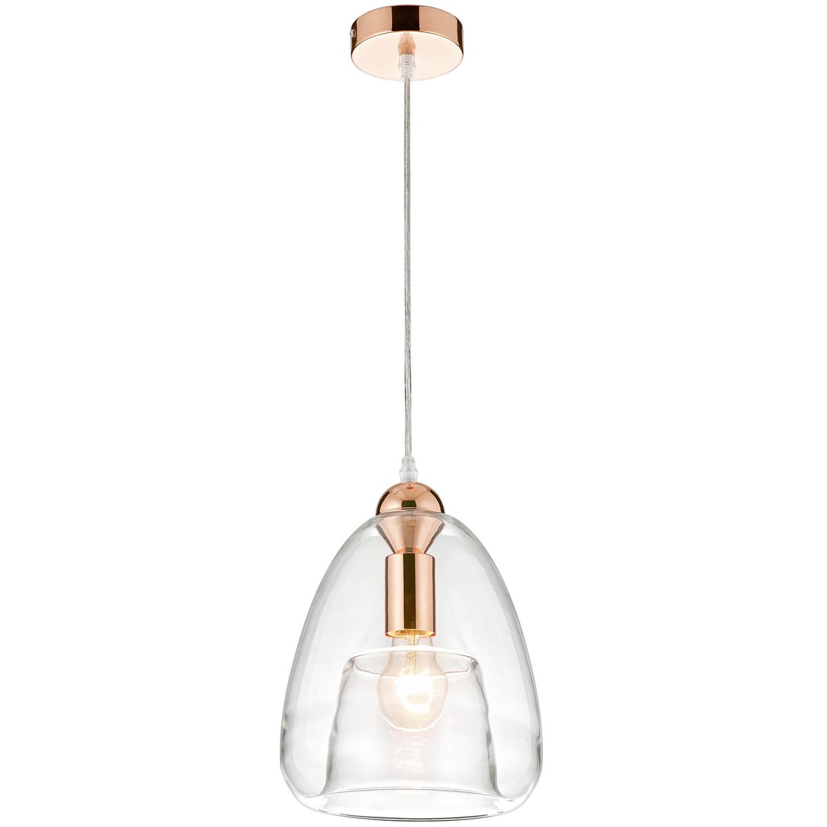 JUST HOME COLLECTION - Lámpara Colgante Acero