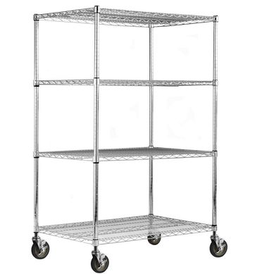 Estante de acero mvil 61x122x175 cm 4 repisas
