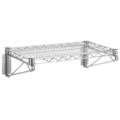 OLYMPIC - Repisa 1 Nivel(es) 35.4x2x35.5 cm Plata