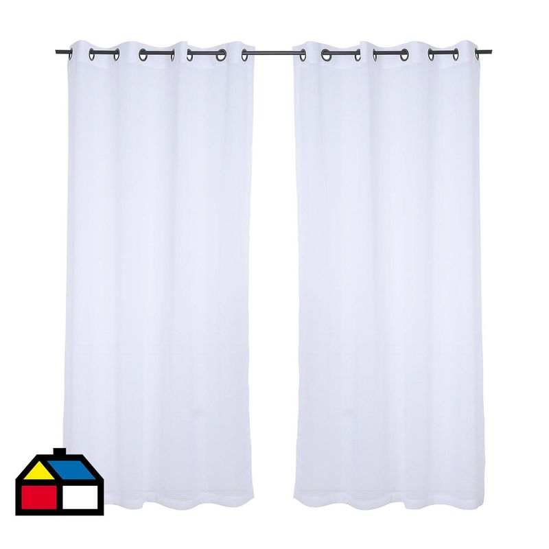 MASHINI - Set de velos 140x220cm blanco