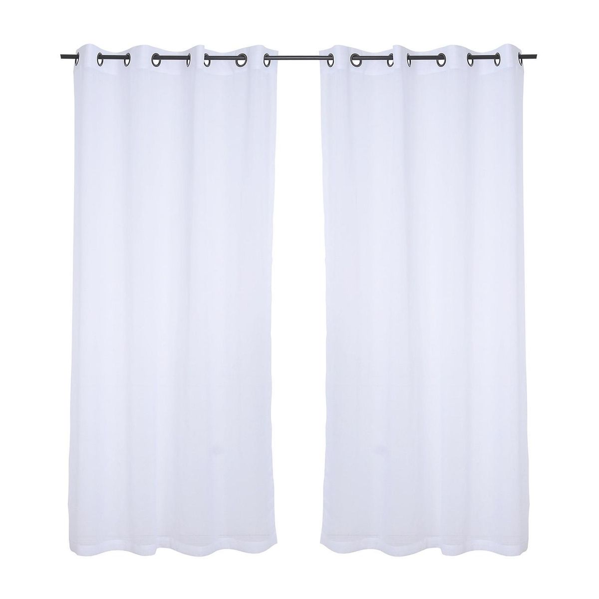 Set de velos 140x220cm blanco, marca MASHINI - Foto 2