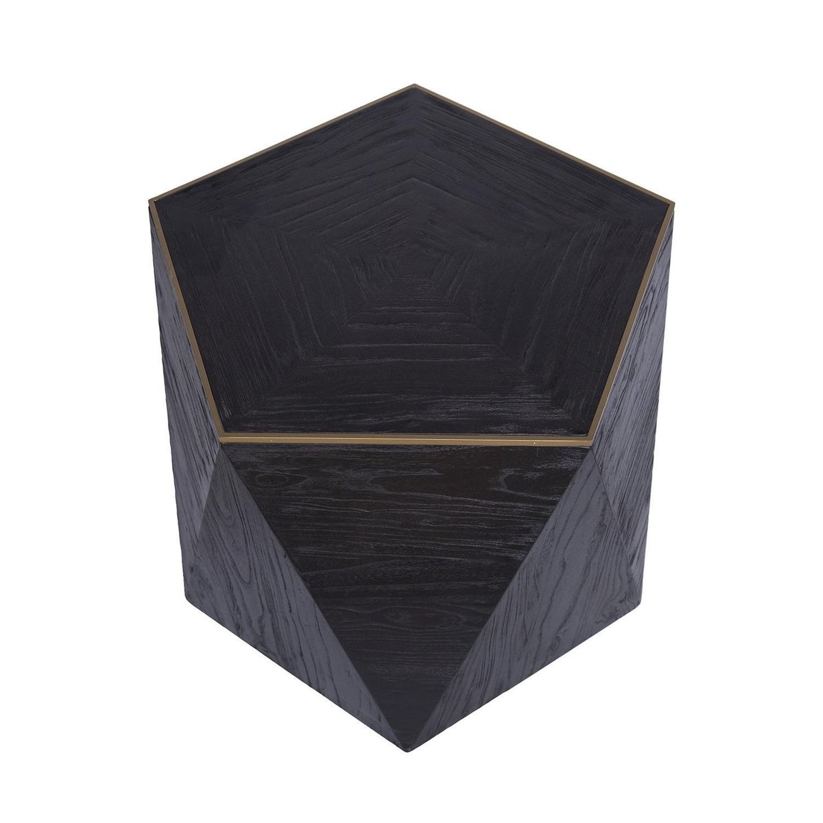 MEYA MUEBLES - Mesa Geometrico Negro 60x60x50 cm