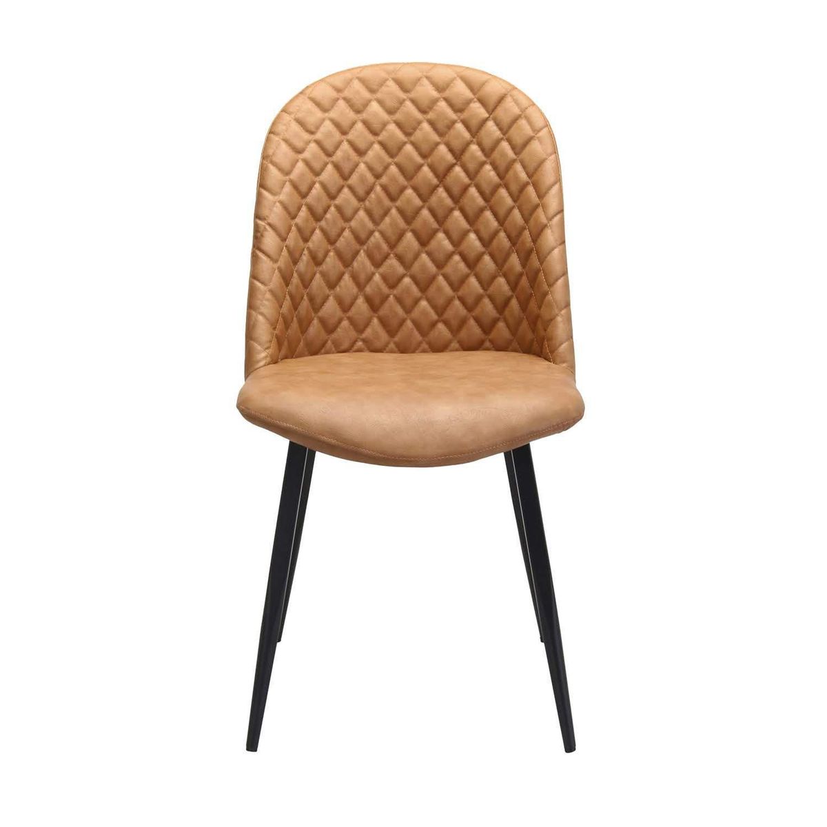 WHITE MARKET - Silla San Nico Café claro 87x47x60 cm