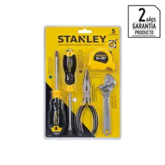 STANLEY - Set De 5 Piezas Herramienta Manuales