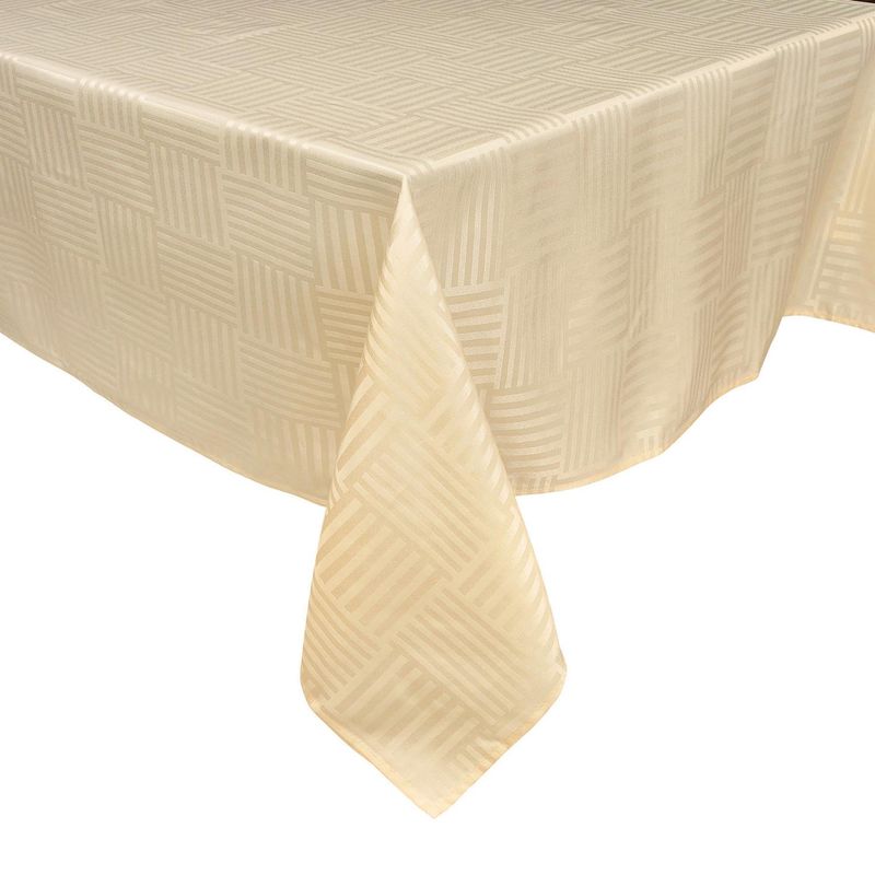 MASHINI - Mantel Grecia 180x180 cm canela cuadrado poliéster