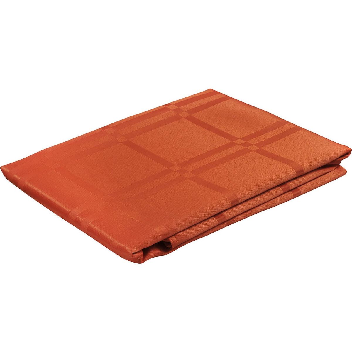 MASHINI - Mantel Roma 180x180 cm naranjo cuadrado poliéster