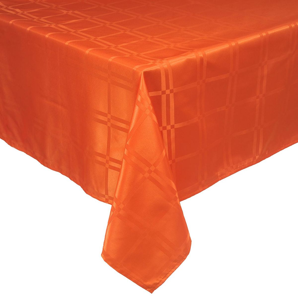 MASHINI - Mantel Roma 180 cm naranjo redondo poliéster