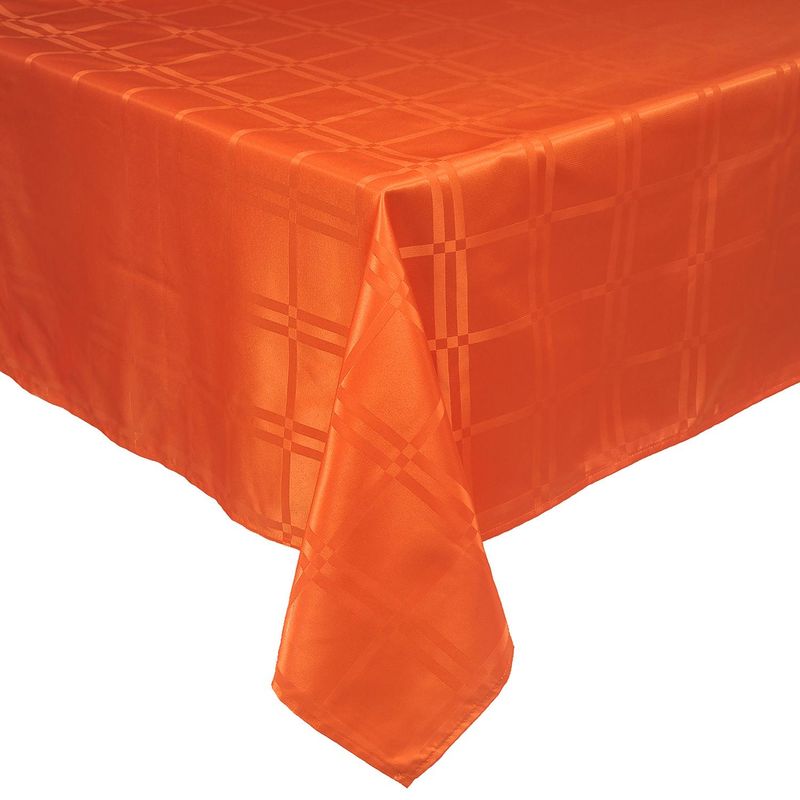 MASHINI - Mantel Roma 180 cm naranjo redondo poliéster