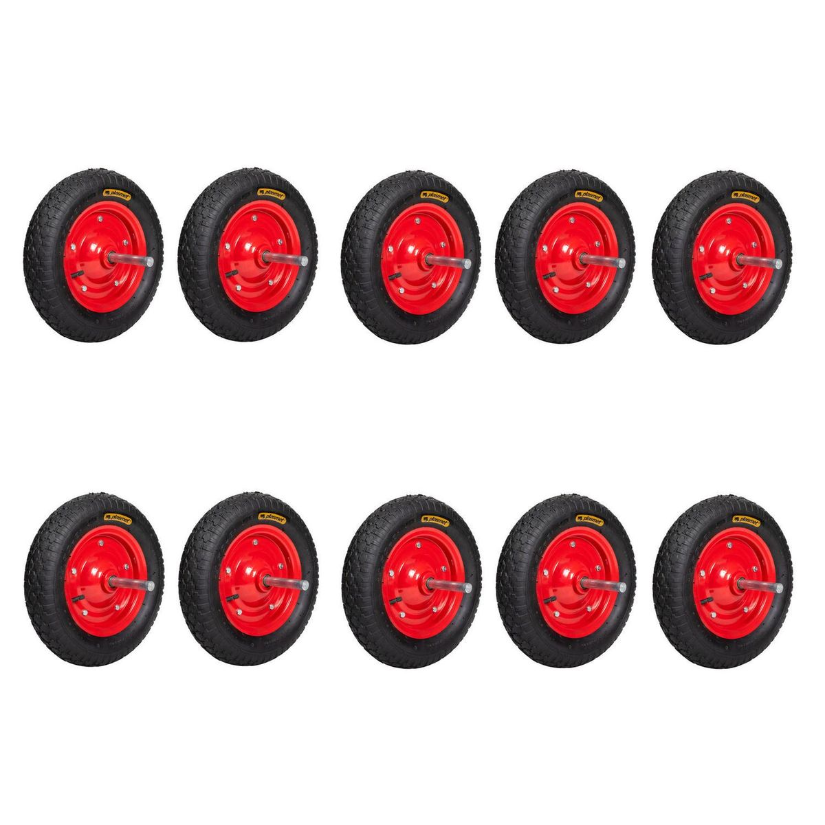 Plasmet - Kit 10 Ruedas Para Carretilla