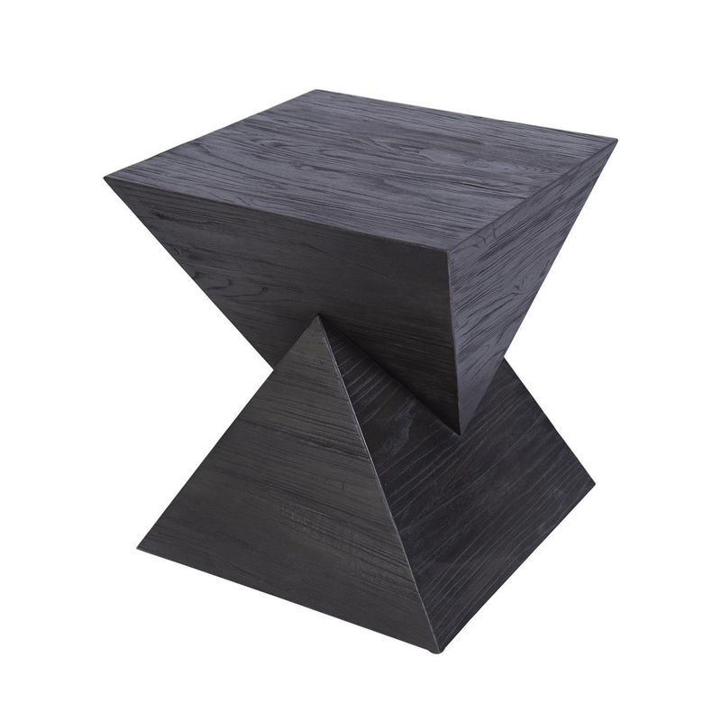 MEYA MUEBLES - Mesa Lateral  Café 50x50x55 cm