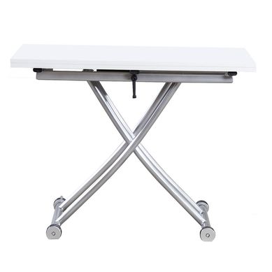 Mesa plegable blanco 100x57x60 cm