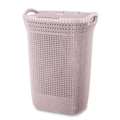 REYPLAST - Cesto Ratán para Ropa 44x59x36 cm 60 l Rosa