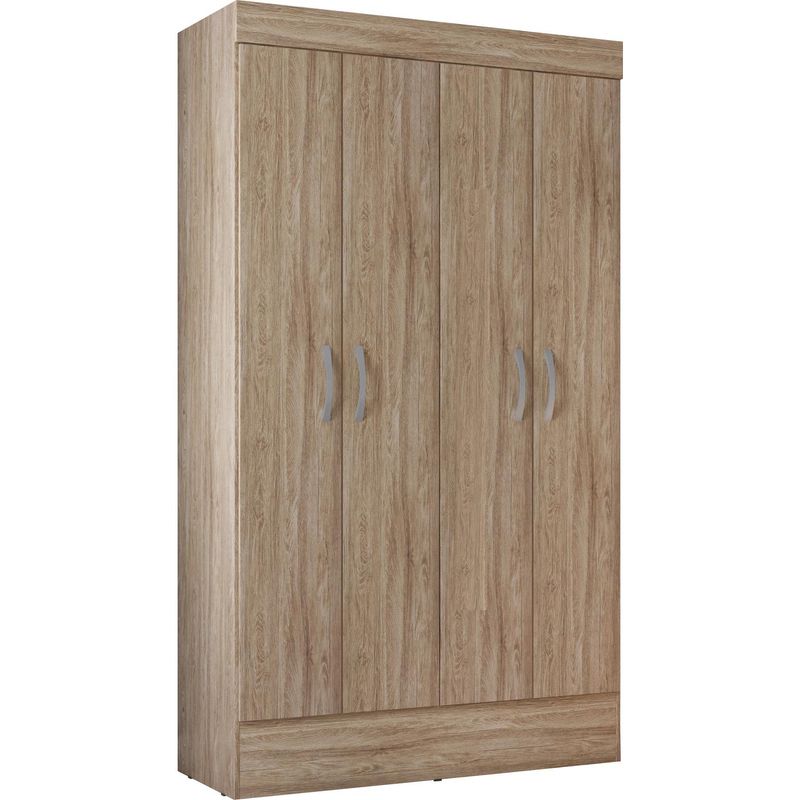 FAVATEX - Clóset 4 Puerta(s)  Cajón(es)  Repisa(s) 100x174x40 cm Nogal