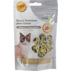 KIBOO PETS - Snack Galleta para Gato Todas las edades Salmón 65 gr