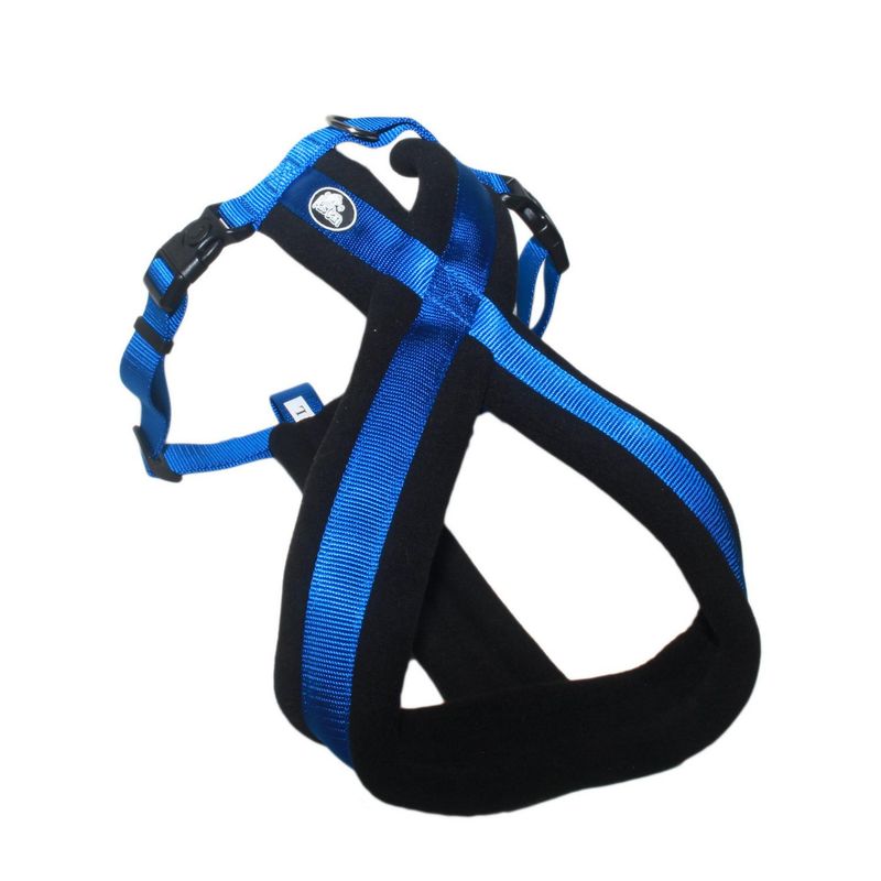 INNOVATE K - Arnés cruzado acolchado talla s azul