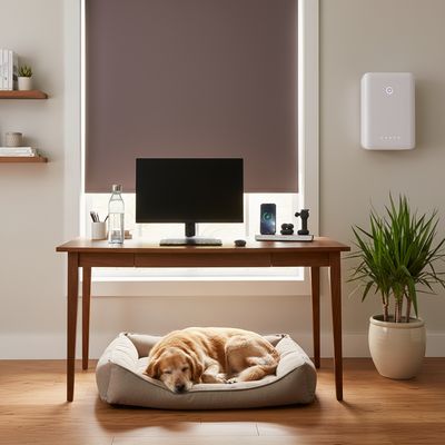 Imagen 2 del producto Cortina Roller Black Out Poliéster Café