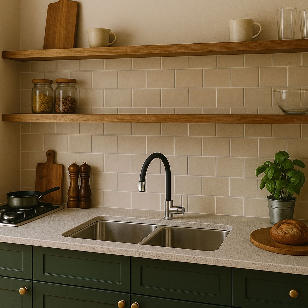 FANALOZA - Monomando para Lavaplatos Niza Negro