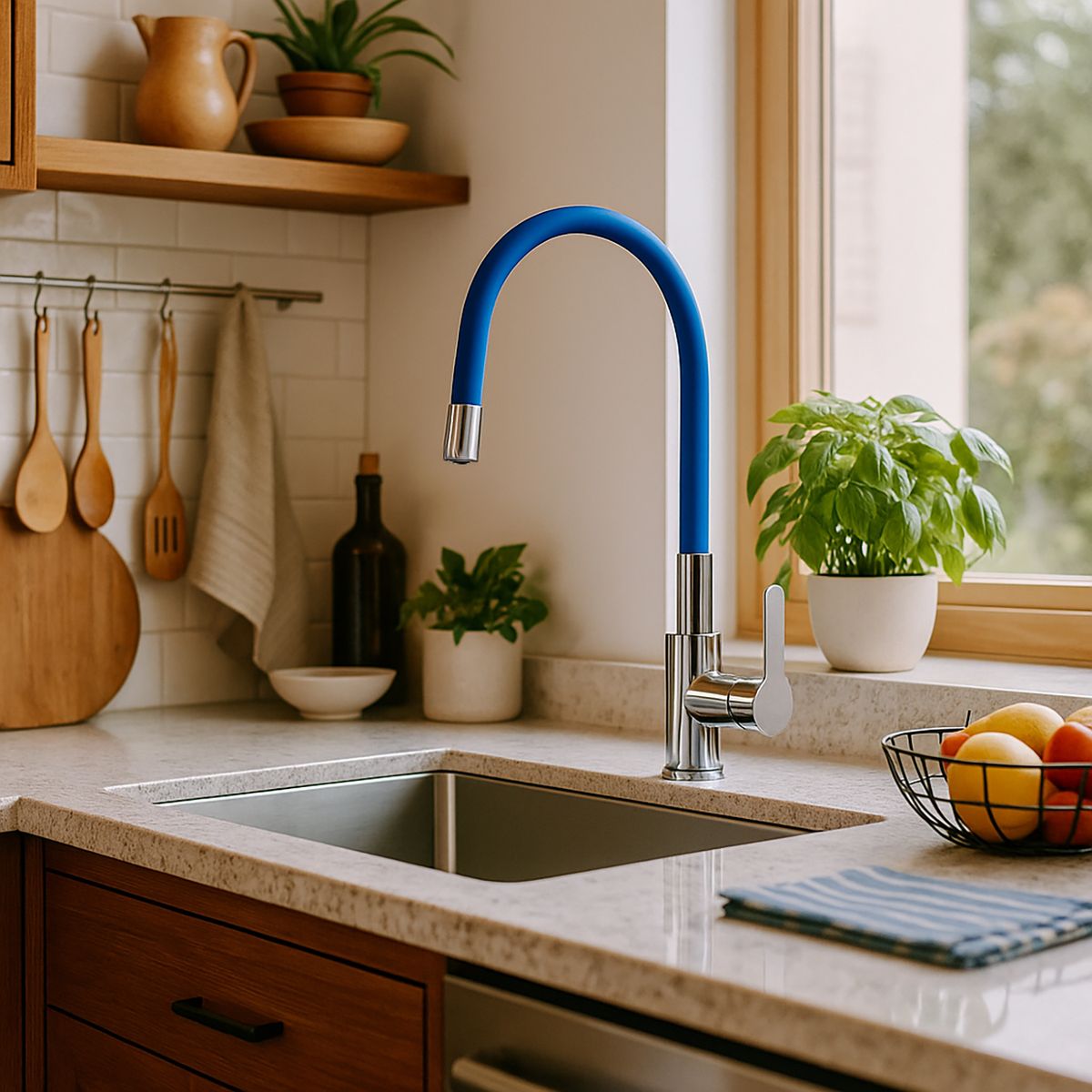 FANALOZA - Monomando para Lavaplatos Niza Azul