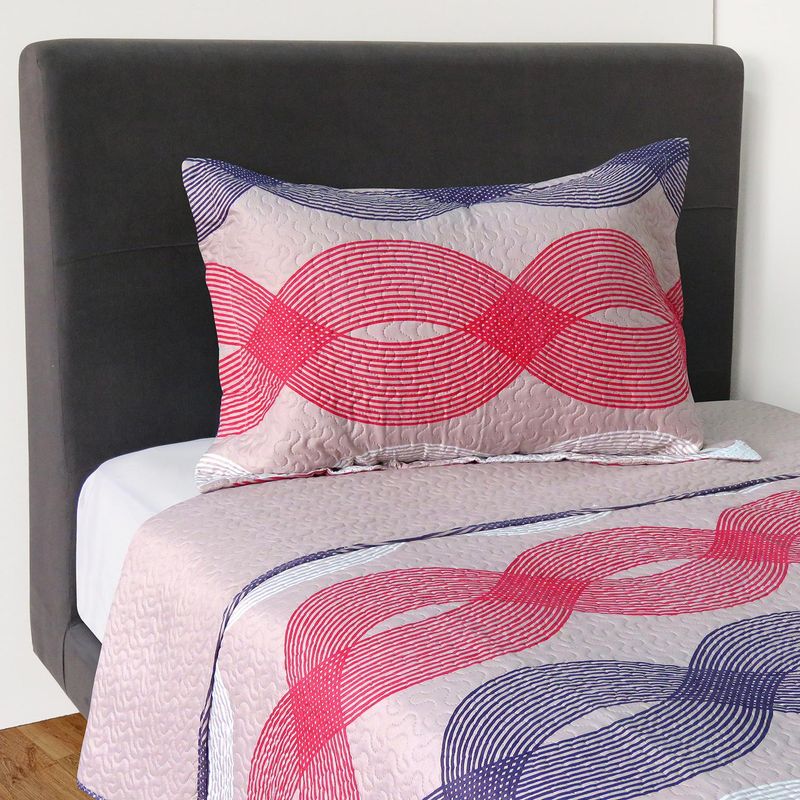 ILLUSIONS - Cubrecama Quilt 2 plazas Multicolor Multicolor