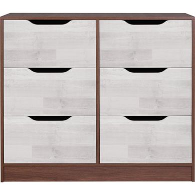 Cmoda 6 cajones 45x100x85 cm