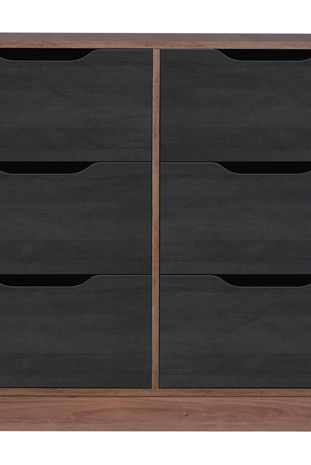 CIC - Cómoda 6 Cajón(es) ESPRESSO 100x85x45 cm Espresso