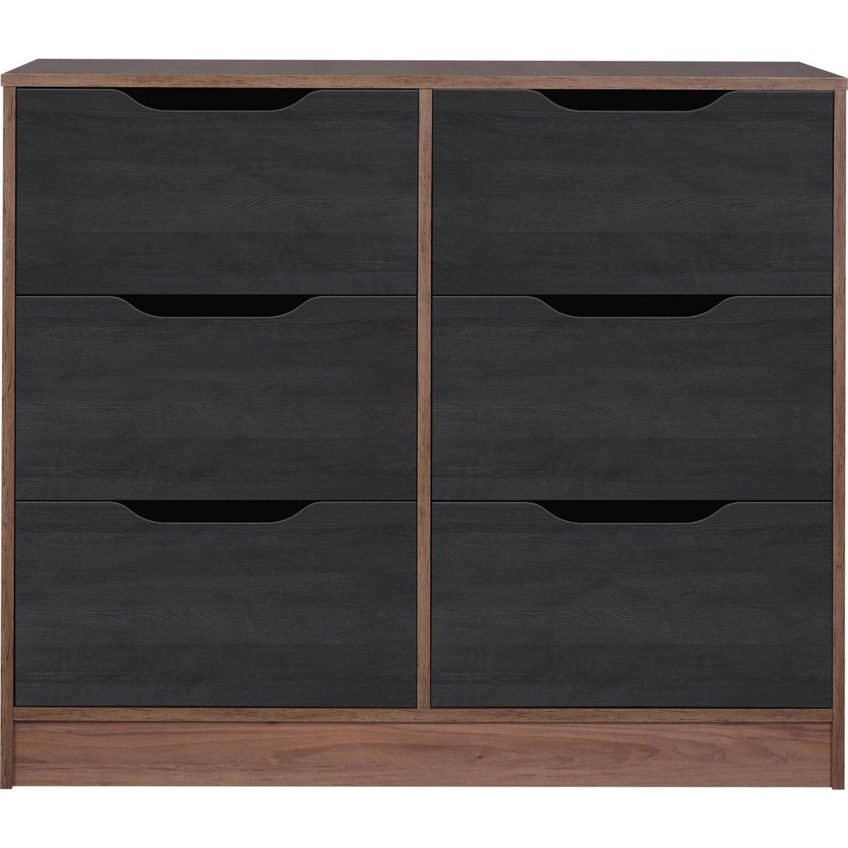 CIC - Cómoda 6 Cajón(es) ESPRESSO 100x85x45 cm Espresso