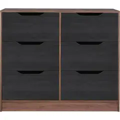 CIC - Cómoda 6 Cajón(es) ESPRESSO 100x85x45 cm Espresso