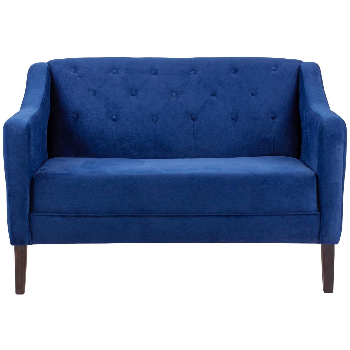 NUEVALINEA - Sofá 2 cuerpos NAPOLES 120x81x75 cm Azul