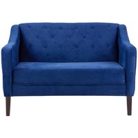Sofá 2 cuerpos NAPOLES 120x81x75 cm Azul