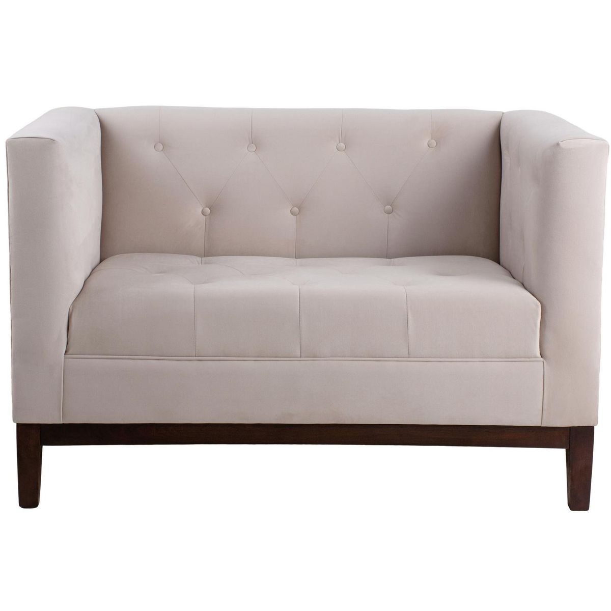 NUEVALINEA - Sofá 2 cuerpos SEVILLA 120x77x75 cm Crudo