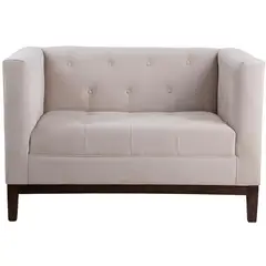 NUEVALINEA - Sofá 2 cuerpos SEVILLA 120x77x75 cm Crudo