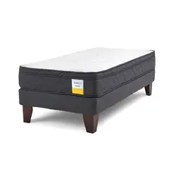 DRIMKIP - Cama Europea Eurotop 1 Plaza Plus BN 90x200 cm