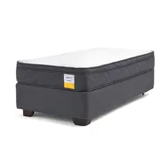 DRIMKIP - Cama Americana Eurotop 1 Plaza BN 90x190 cm