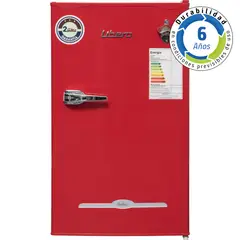 LIBERO - Frigobar Frigobar Frío Directo 98 Litros Rojo LFB-90R