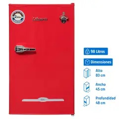 LIBERO - Frigobar 98 Litros Rojo LFB-90R