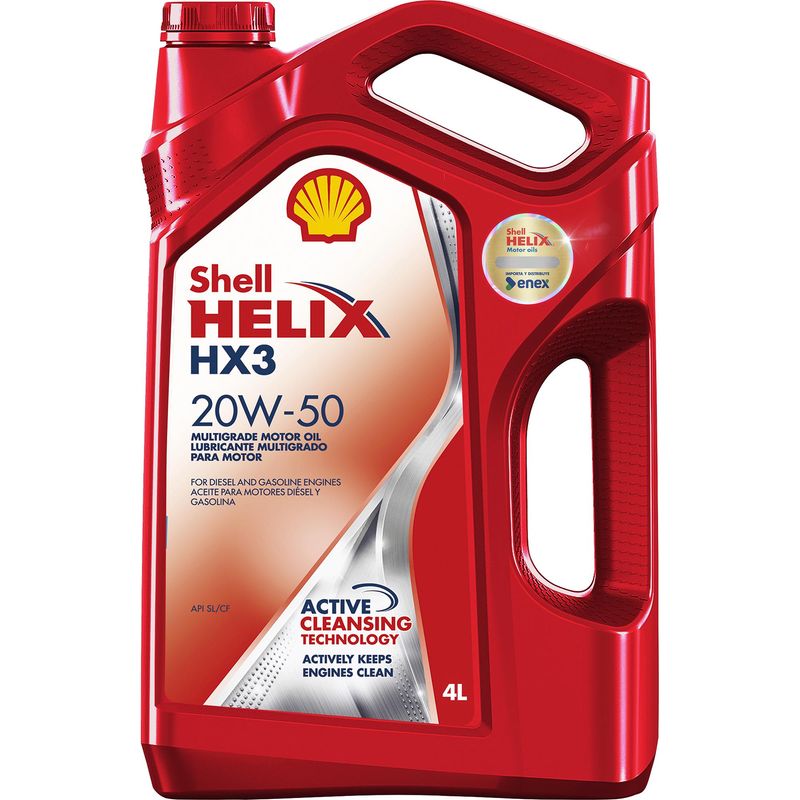 SHELL - Aceite de motor 20w50 4l