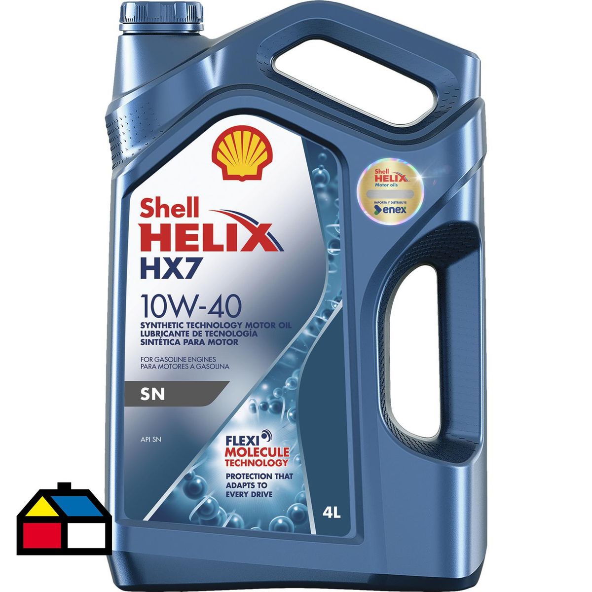 SHELL - Aceite de motor 10w40 4 l