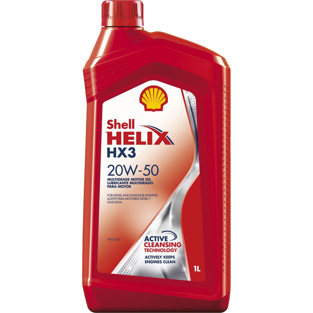 SHELL - Aceite Motor Shell Helix Hx3 20w-50 para 1 Litro