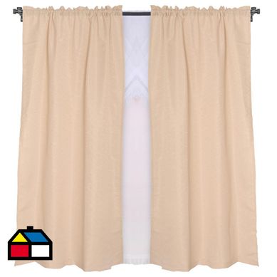 Set cortinas 11 piezas Leticia beige